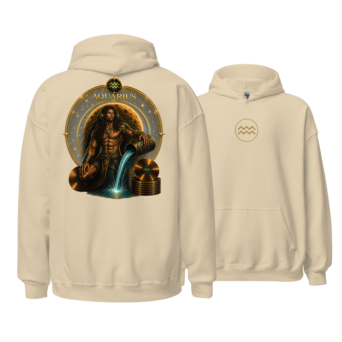 Aquarius Zodiac Hoodie | BHAY Apparel