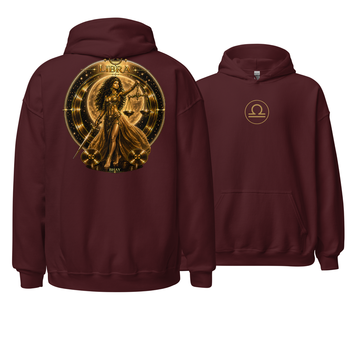 Libra Zodiac Hoodie | BHAY Apparel